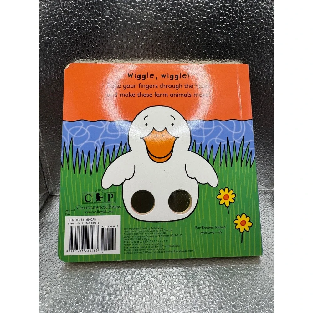 Little Farm Animals Finger Wiggle Book Sally Symes Nick Sharratt Interactive